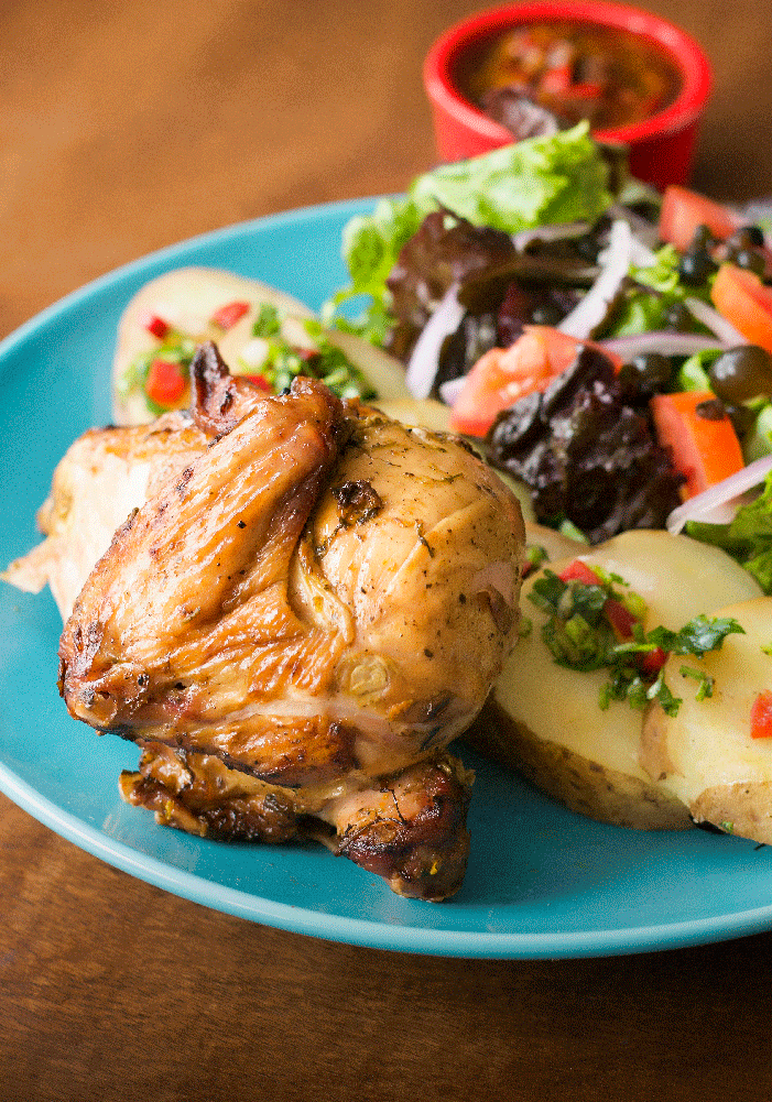 1/2 POLLO AHUMADO