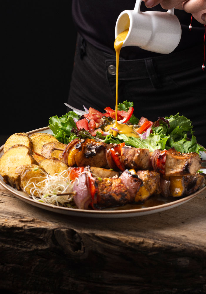 BROCHETAS TERIYAKI (3 unid.)
